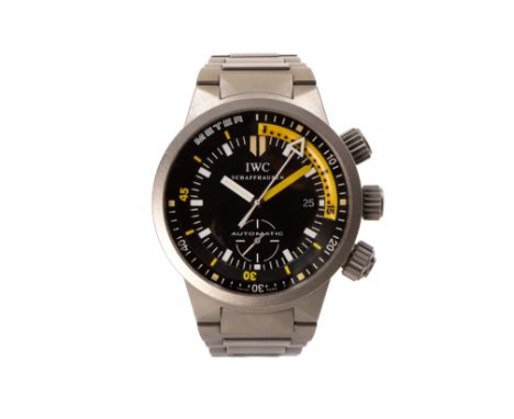 IWC GST Deep OneFull-Set, Jahr 2000, Automatik, Unterglas Taucherminutenanzeige, Tiefenmesser, Datumsanzeige, kleine Sekunde,