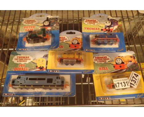 Collection of Thomas the Tank Engine railway items