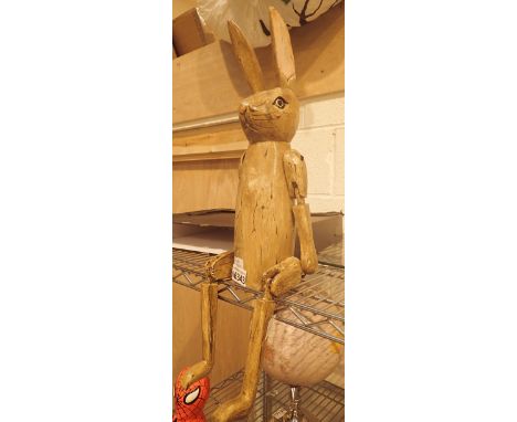 Wooden shelf rabbit, H: 60 cm 