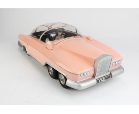 Thunderbirds Replica Fab 1 Model Car with Acrylic Case - Replica model of Lady Penelopes Car FAB 1 from Gerry Andersons Thund