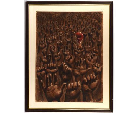 The Power Of One (1992). Original artwork used for the British Quad film poster for the movie staring Morgan Freeman. Mixed m
