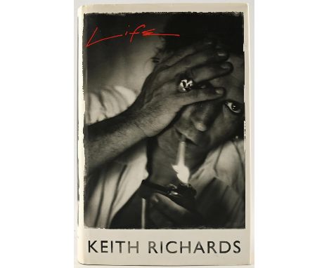 Keith Richards  - Life (2010) autobiography of The Rolling Stones Guitarist, hardback book , signed to the inside title page 