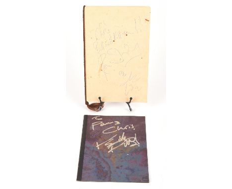 The Rolling Stones - Keith Richards - X-Pensive Winos tour programme signed To Pam & Chris Keith Richards in silver pen to co