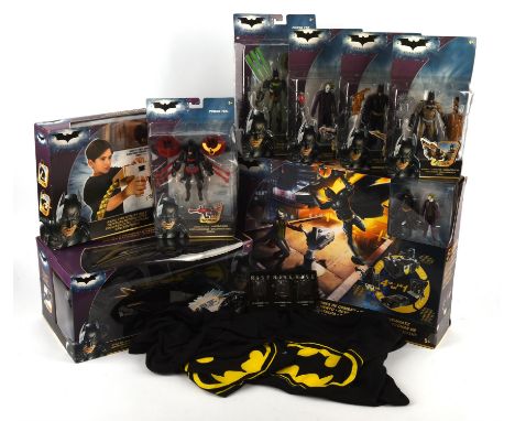 Batman: The Dark Knight Action Figures and Playsets (2008). A collection of Mattel Batman figures and playsets from the 2008 