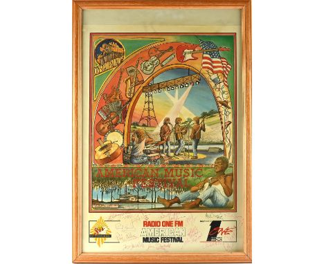 Music poster collection - Dr Hook Randy's Rodeo 1976 framed and glazed 24 x 18.5 inches, Dennis Locorriere Southport theatre,