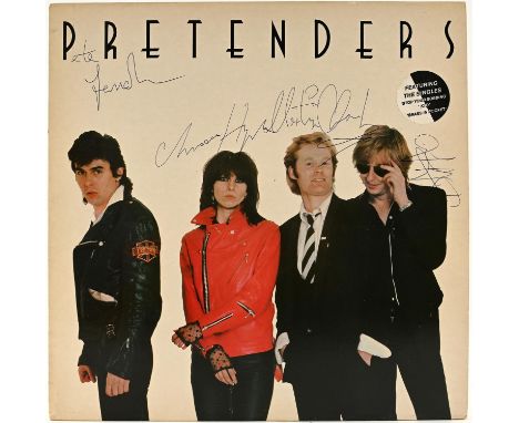 The Pretenders (RAL3) - vinyl LP record fully signed by the band. This LP was signed for Dove, a lifelong fan of the band. 