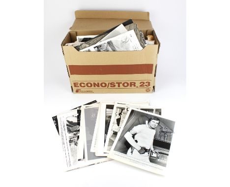 Film stills - quantity of promotional  photographs, mostly 10 x 8" B&W including,   and many more, one box. Track 29, Gary Ol