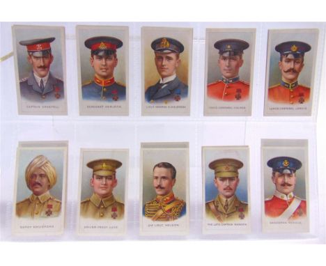 CIGARETTE CARDS - MILITARY &amp; NAVAL  parts sets and odds, comprising Wills (Scissors), 'Victoria Cross Heroes', 1915 (24/2