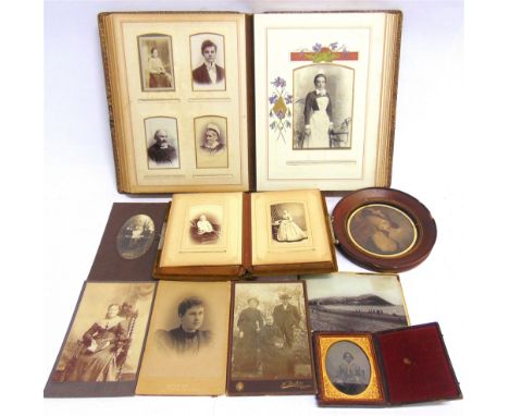 PHOTOGRAPHS - ASSORTED  comprising approximately seventy-two carte-de-visite, twenty-four cabinet and other portrait photogra