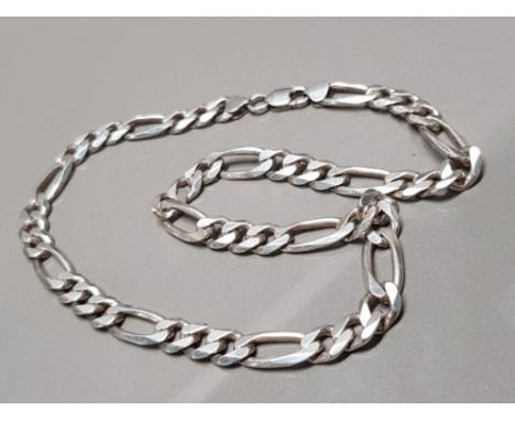 20 INCH STAMPED SILVER 925 CURB CHAIN 64.7G