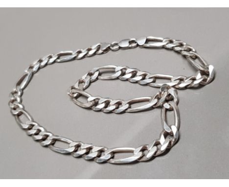 20 INCH STAMPED SILVER 925 CURB CHAIN 64.7G