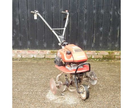 A Honda F20010 petrol driven garden rotavatorCondition report: Starts and runs ok. Is quite dirty and has signs of use and ag