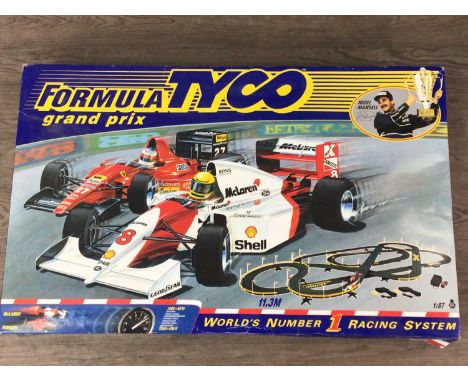 COLLECTION OF BOXED GAMES including Formula Tyco, Micro Scalextric, Subbuteo and Mariokart 7 Carrera