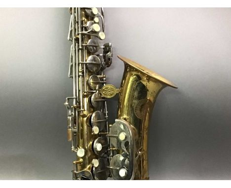 VINTAGE SAXOPHONE BRANDED EVETTE SCHAEFFER Alto saxophone, housed in Buffet of Paris branded hardcaseIt has the mouthpiece,&n