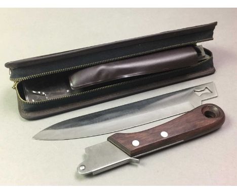KERSHAW, KITCHEN BLADE TRADER AND CAMP-TOOL TRADER multi tool kitchen knife and BBQ tool, both cased Qty: 2
