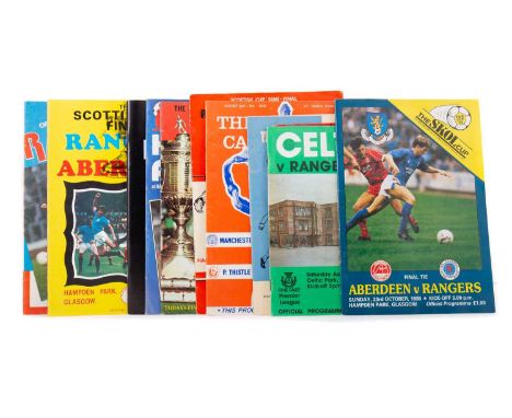 RANGERS F.C., COLLECTION OF PROGRAMMES CIRCA 1970/90s including v Ayr April 1973, v Celtic December 1978, v Celtic MArch 1978