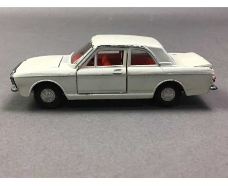 DINKY AND CORGI SMALL COLLECTION OF MODEL VEHICLES  including a Ford Cortina De Luxe with box