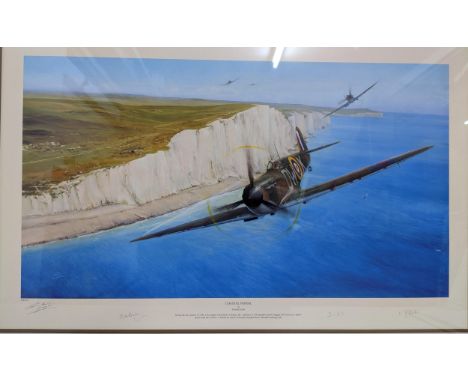 Richard Taylor - 'Coastal Patrol' - an artist signed limited edition print no.358/400, also signed in pencil to lower margin 