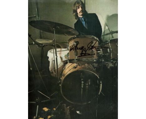 Ringo Starr signed 11x8 inch colour magazine vintage photo. Good condition. All autographs come with. TV/Film, Entertainment 