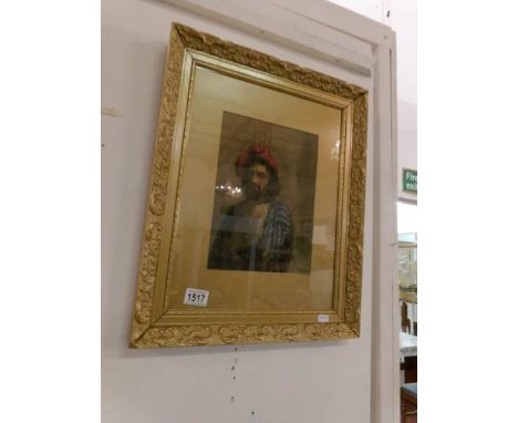 A signed 19th century watercolour portrait of a man by listed artist John Frederick Tayler (1802-1889)