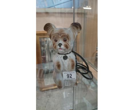 A vintage 'dog' night light