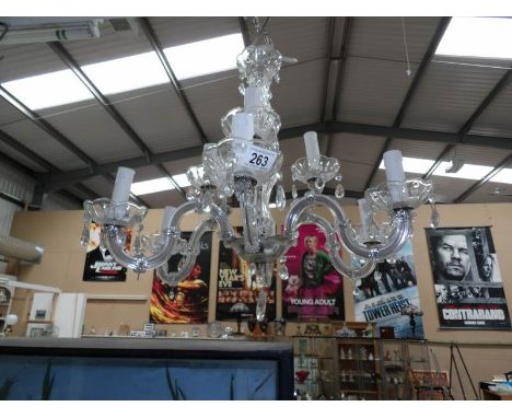 A 9 light chandelier