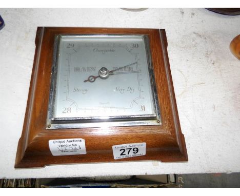 A Smith's 'Deco' barometer