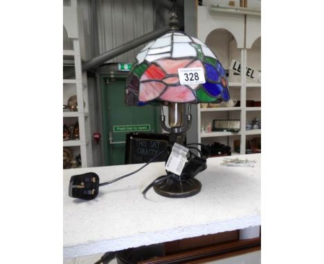 A Tiffany style table lamp