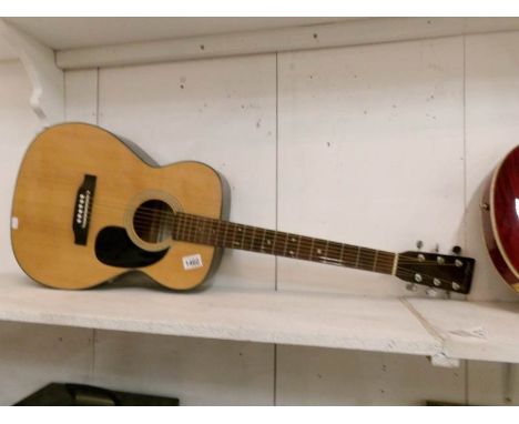 A 'Lorenzo' model N199 classical acoustic guitar (action good, plays well)
