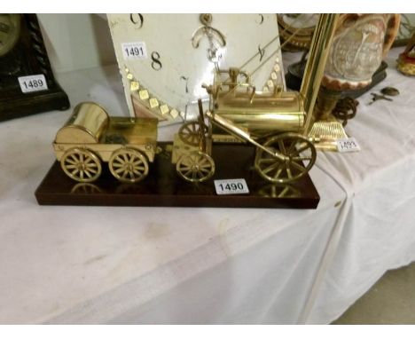 A brass model of Stephenson's rocket