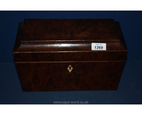 An old wooden Tea Caddy, very much a/f.