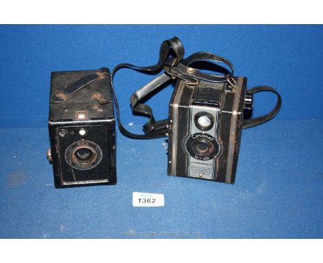 Two vintage Cameras including Rex/Coronet.