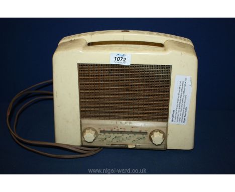 An early Ekco radio.