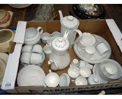 A quantity of china to include; Winterling, Habitat, two Minton cups &amp; saucers, Royal Worcester 'Silver Jubilee' part cof