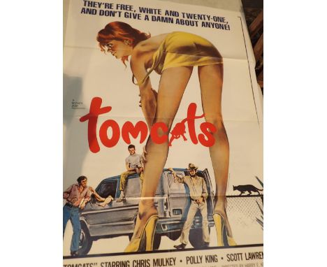 One sheet original adult American film poster Tomcats 104 x 68 cm