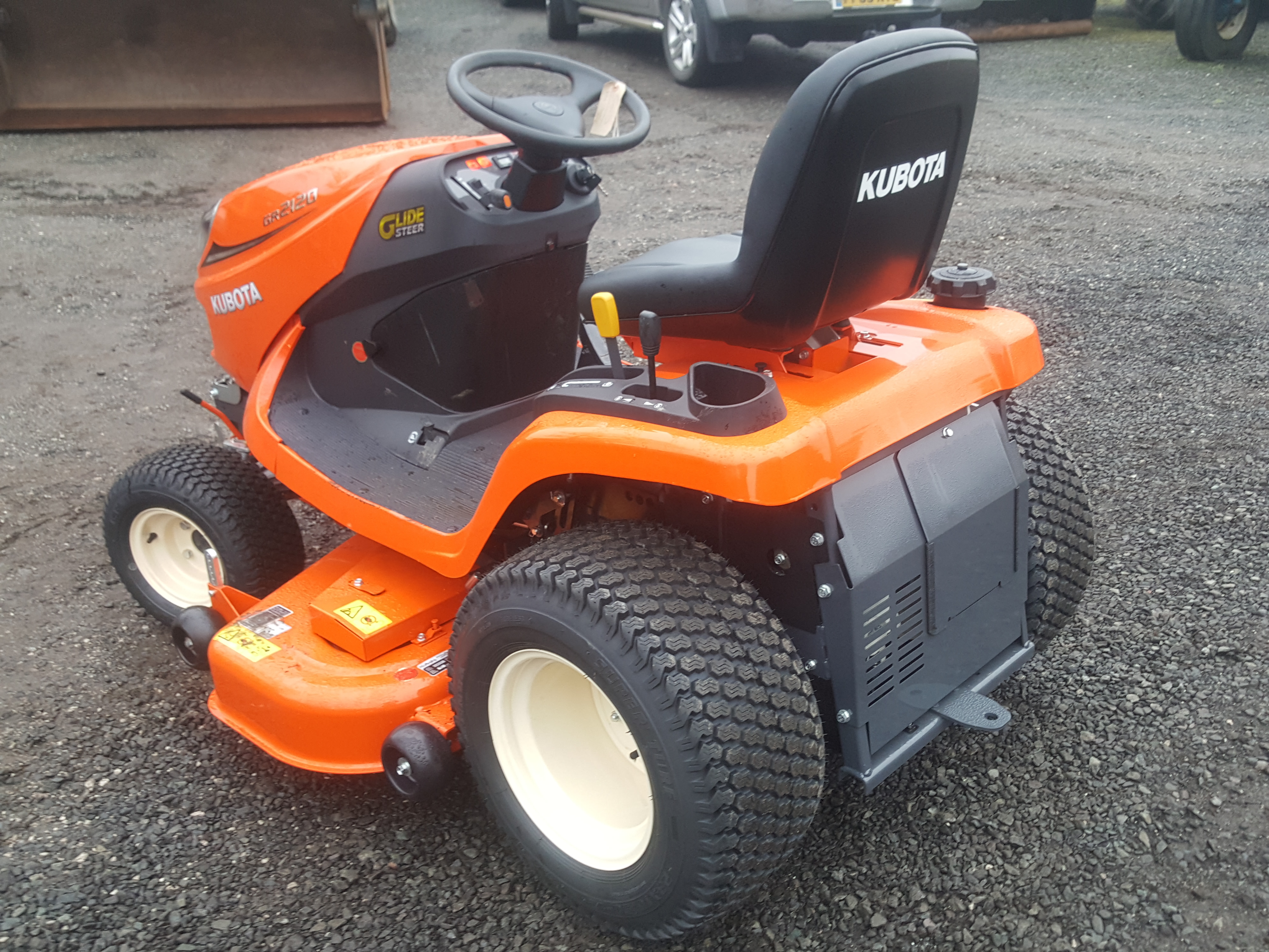 2016 Kubota GR2120 Diesel Mower 48" deck with mulching kit Appraisal