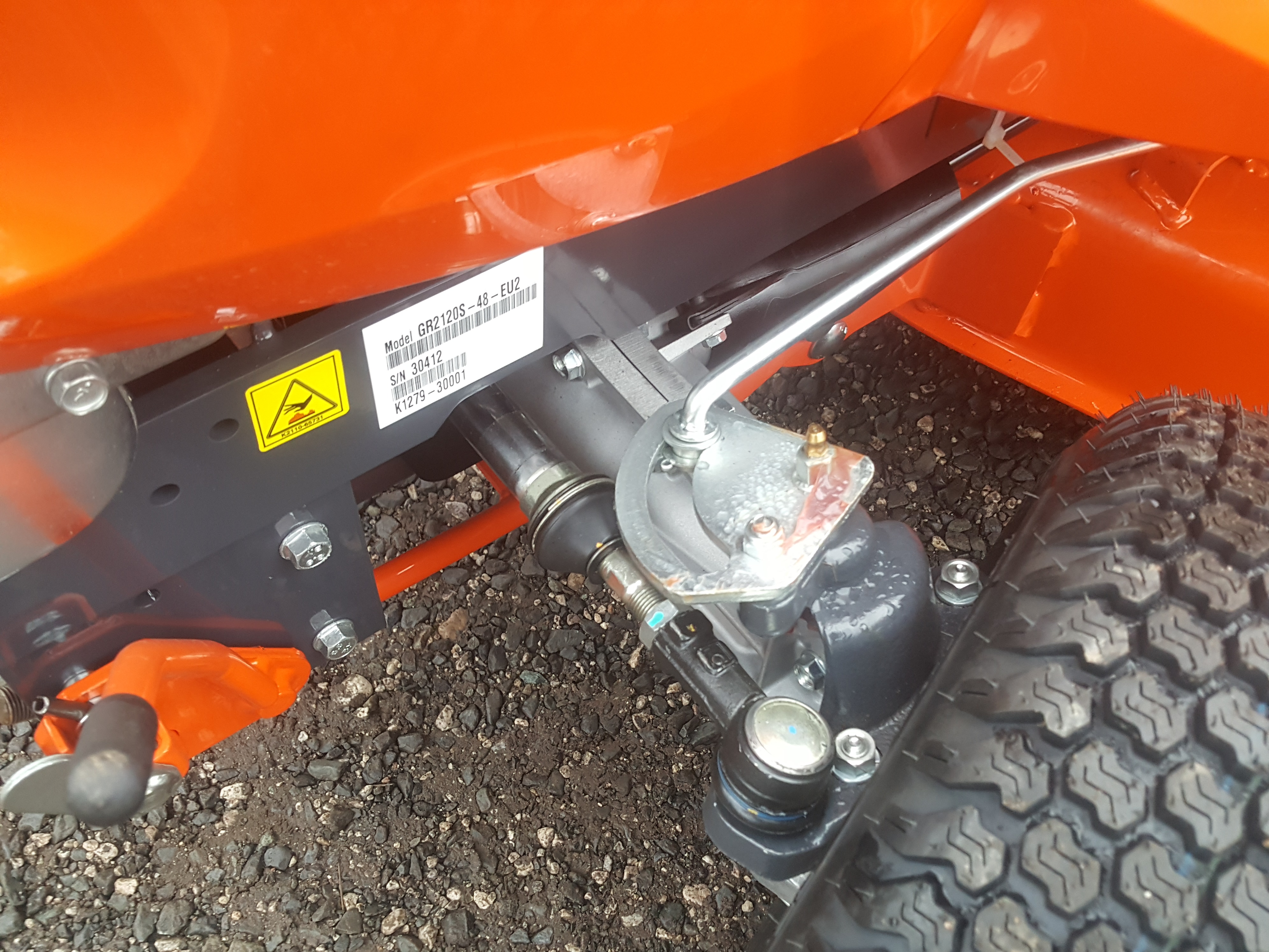 2016 Kubota GR2120 Diesel Mower 48" deck with mulching kit Appraisal