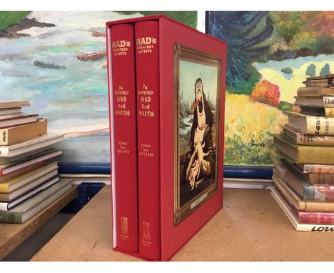 Books - 'The Completely Mad Don Martin', two-volume set in red cloth slipcase, first edition 2007 (Philadelphia: Running Pres