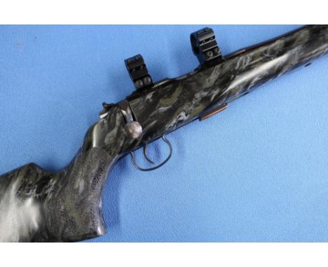 M. Newton .17 MACH 2 22in. unsighted nitro barrel engraved 'M. Newton Riflemakers London', threaded for a moderator (with flu