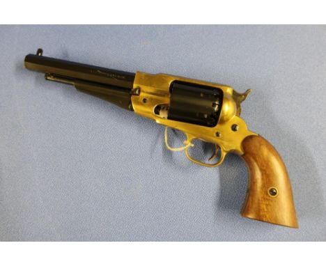 Boxed new Pietta 1858 Remington .36 army revolver Texas Model with 6 1/2 inch barrel serial no. R37073(section 1 cert require