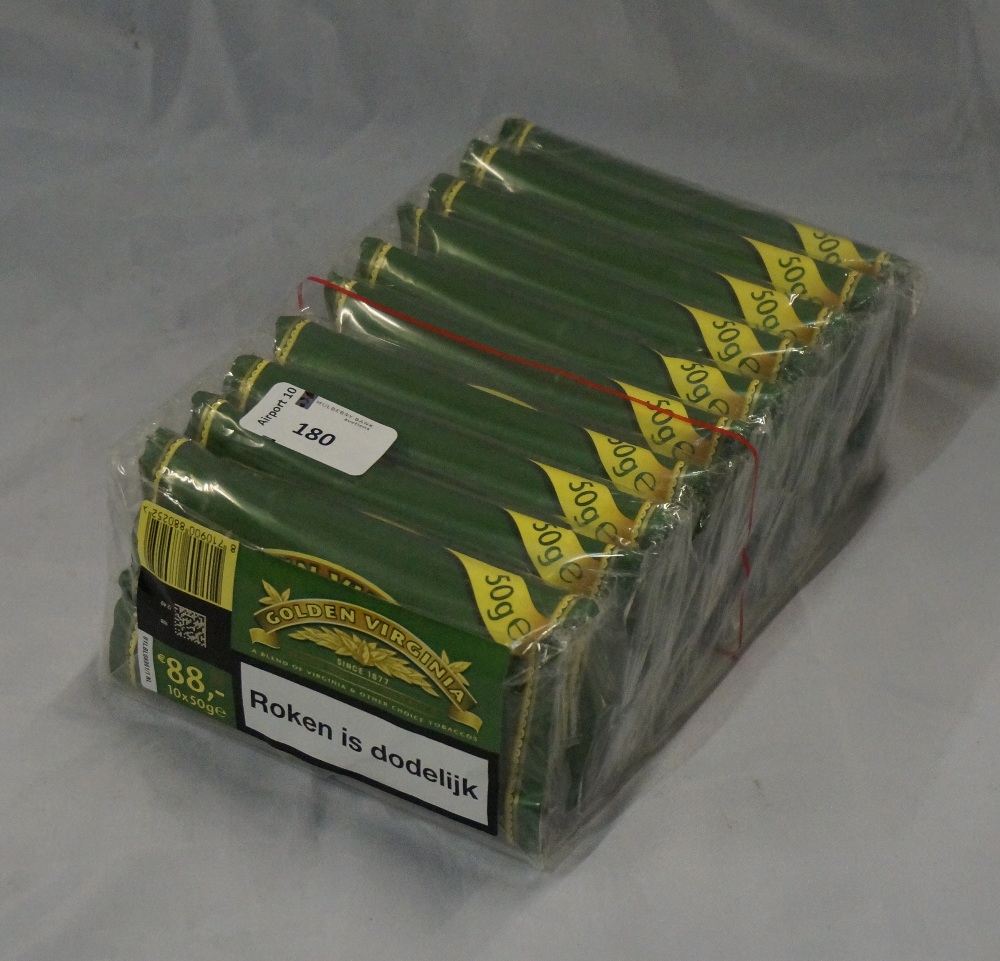 GOLDEN VIRGINIA ROLLING TOBACCO 10 X 50g. NOTE: You Must Be Over 18 ...