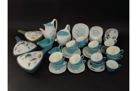 A Set Of Three Unusual Denby Serving Dishes And Covers Three Unusual Denby Serving Dishes