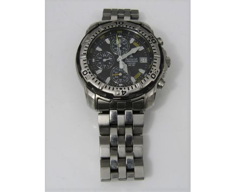 A vintage Accurist Chronograph gent's wrist watch 