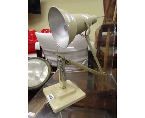 Herbert Terry anglepoise lamp upon a step square base