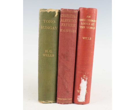 Wells, H.G.; Christina Alberta's Father, Jonathan Cape, first edition London 1925, original red cloth with gilt titling to sp