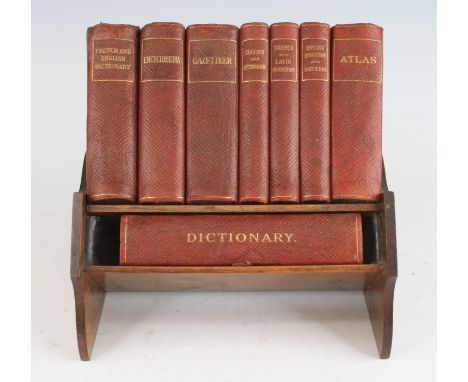 Reference Library, 8 vols to include French And English Dictionary, Encyclopaedia, Gazeteer, Classics And Mythology, French A