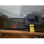 KSB Centrifugal Pump Motor on Steel Pump Platform (Motor for Cooling Tower System Pump) (Location: 2