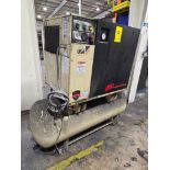Ingersoll-Rand Tank Base Air Compressor, Model UP6-15C, 125 PSG, 120-Gal. Tank, 6,250 RPM Pump Speed
