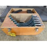Mitutoyo 6-Pc. O.D. Micrometer Set, 6"-12", Wood Case (Location: 2785 McCracken Rd., Hernando, MS 38