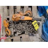 Harrington 6-Ton Ratchet Chain Hoist, Model 0970, Code LB060 (Location: 2785 McCracken Rd., Hernando
